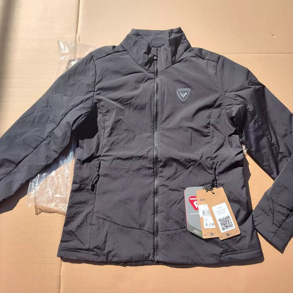 Rossignol Womens Opside Jacket Black Size Large EU 40 FR 42 Retail $230 NWT
